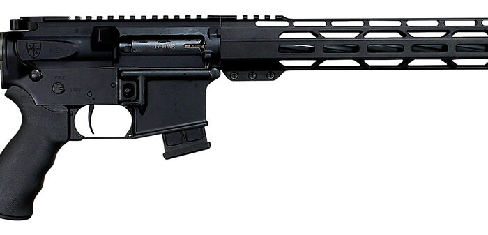 Alexander Arms RTA17BL Tactical 17 HMR 10+1 18" Black Fluted/Threaded Barrel, Picatinny Rail Black Aluminum Receiver, Black B5 Bravo Synthetic Stock 3 144867