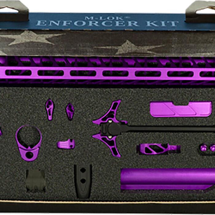 Timber Creek Outdoors TCOEKPPA Enforcer Complete Build Kit Purple Anodized for AR-15