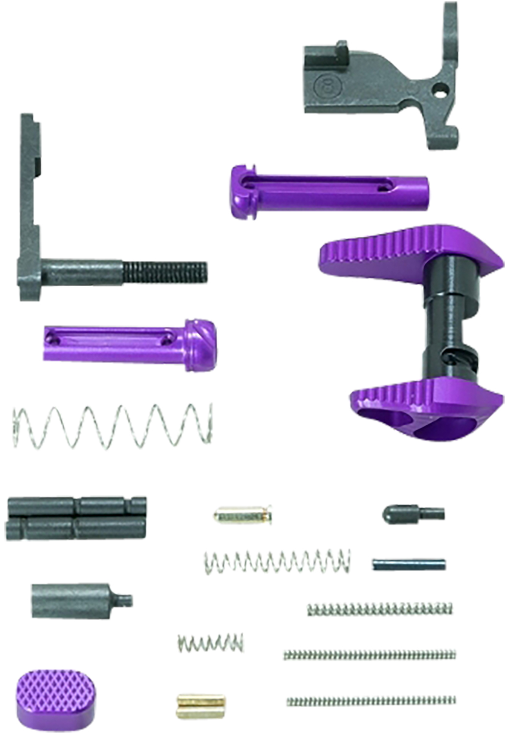 Timber Creek Outdoors ARLPKPPA Lower Parts Kit Purple Anodized Aluminum for AR-15 3 Timber Creek Outdoors ARLPKPPA Lower Parts Kit Purple Anodized Aluminum for AR-15