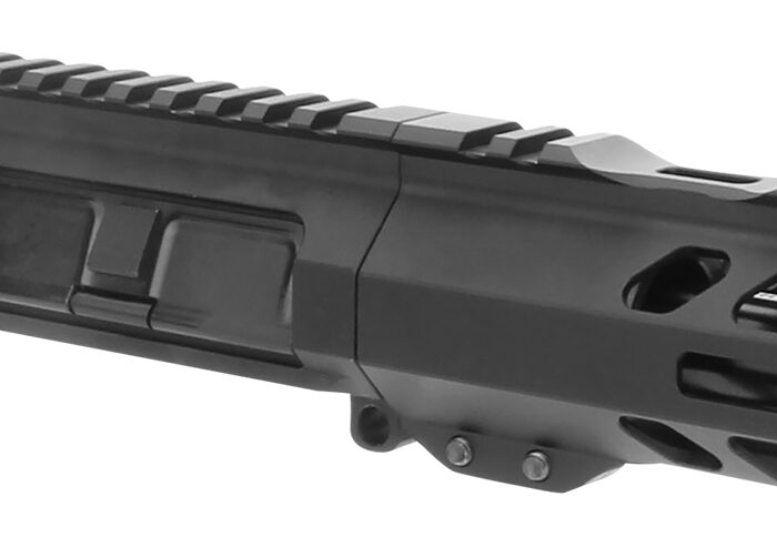TacFire BU9MM4 Pistol Upper Assembly  9mm Luger 4" Black Nitride Barrel 7075-T6 Aluminum Black Anodized Receiver M-LOK Handguard for AR-Platform