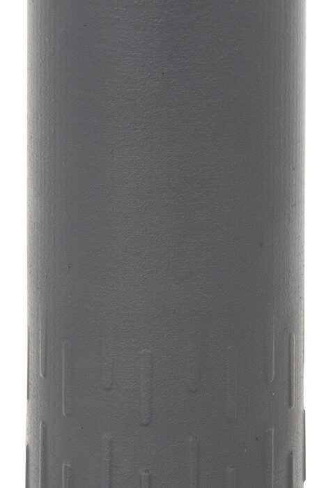 Huxwrx 2449 Flow 556K 5.56x45mm NATO 1.60" Diameter, Stainless Steel with Black Cerakote Finish, 1/2"-28 tpi