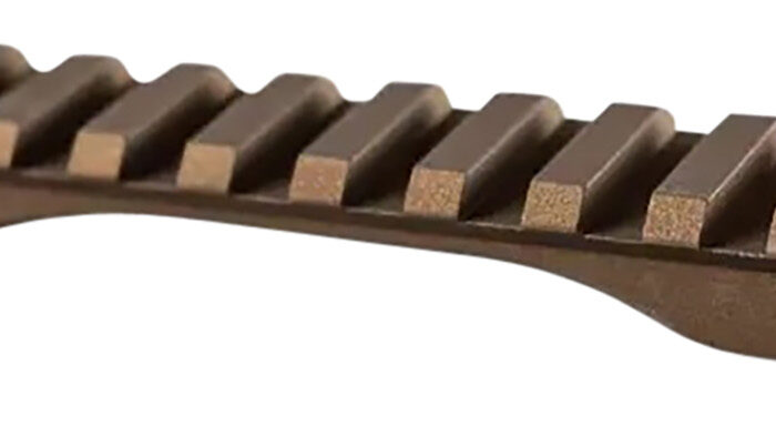 Christensen Arms 8100001204 Scope Base  Burnt Bronze Cerakote Aluminum Fits Remington 700 Short Action 0 MOA