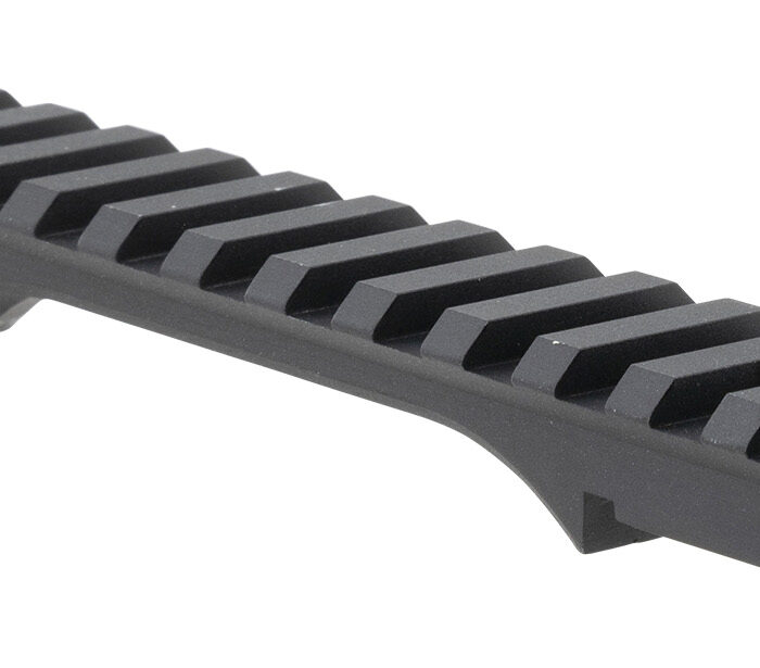 Christensen Arms 8100001202 One Piece Scope Base-STD Rem 700 Action  Black Anodized