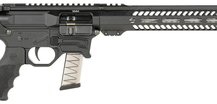 Rock River Arms BT91700V1 LAR-BT9G R9 Competition 9mm Luger 16" Stainless, Black, RRA NSP-2 Stock & Hogue Grip