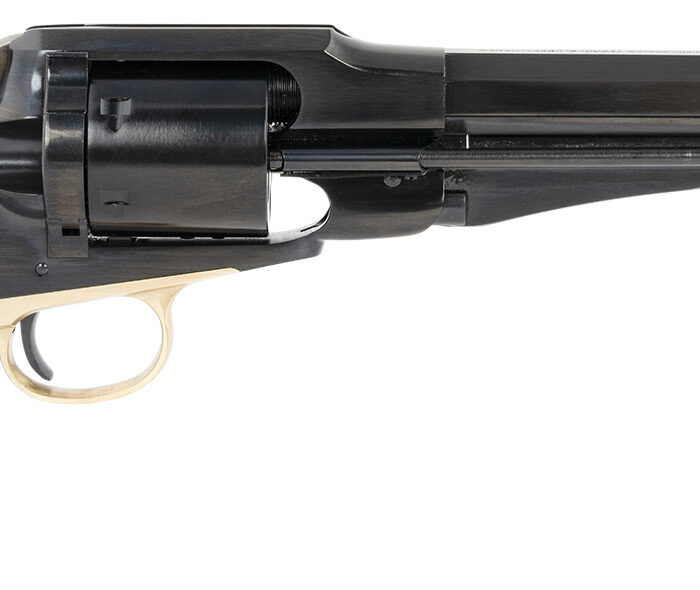 Cimarron CA1010 1858 New Model Army 38 Special 6 Shot 7.37" Blued Octagon Steel Barrel, Blued Cylinder, Blued Steel Frame, Walnut Grip, Exposed Hammer