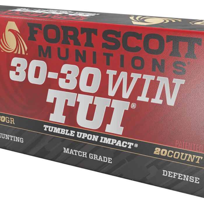 Fort Scott Munitions 3030130SCV Tumble Upon Impact (TUI) Rifle 30-30Win 130gr Solid Copper Spun 20 Per Box/10 Case