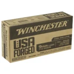 WINCHESTER 9 MM USA FORGED STEEL FMJ 115 GR 50 RD/BX 10 BX/CS 1 15033 14173882