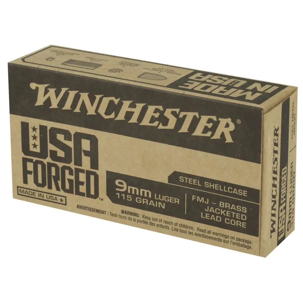WINCHESTER 9 MM USA FORGED STEEL FMJ 115 GR 50 RD/BX 10 BX/CS 4 WINCHESTER 9 MM USA FORGED STEEL FMJ 115 GR 50 RD/BX 10 BX/CS - Image 2