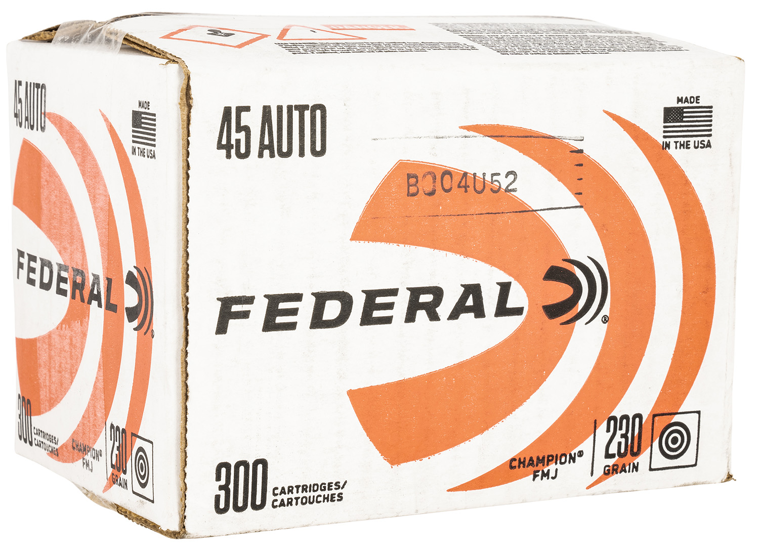 Federal C45230A300 Champion Training 45ACP 230gr Full Metal Jacket 300 Per Box/1 Case *Loose 3 Federal C45230A300 Champion Training 45ACP 230gr Full Metal Jacket 300 Per Box/1 Case *Loose