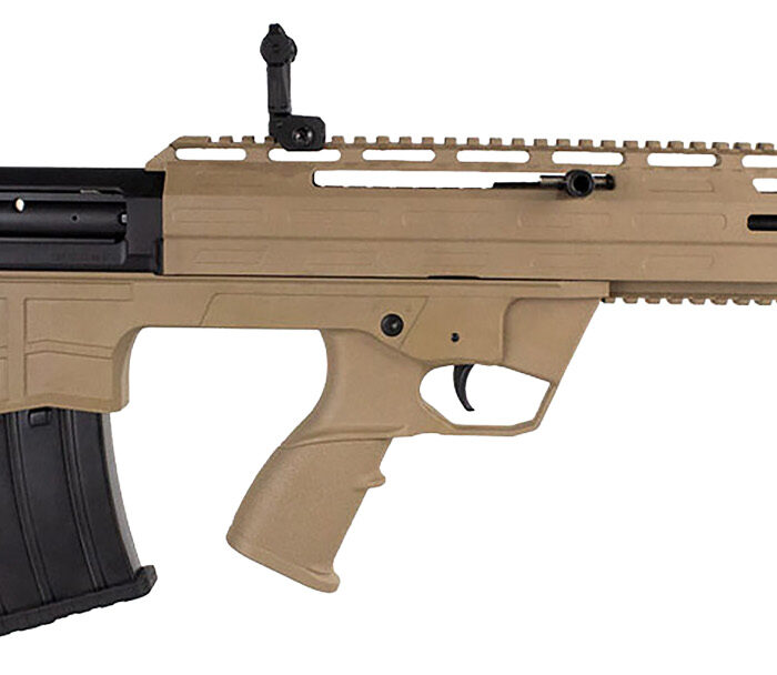 Tokarev USA 21000128 TBP  12 Gauge 3" 5+1 18.50", FDE, Cheek Riser Compatible Bull-Pup Stock, Flip-Up Sights, 3 Chokes