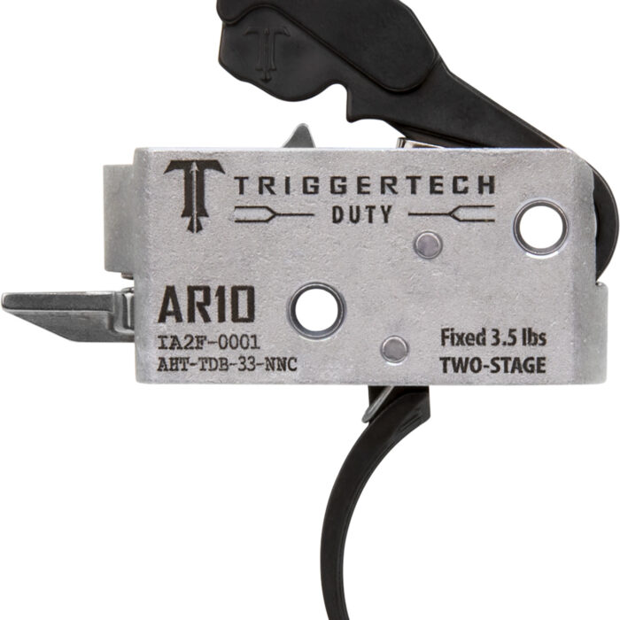 TriggerTech AHTTDB33NNC Duty  Curved Trigger Two-Stage 3.50 lbs Draw Weight Fits AR-10