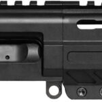 CMMG 94B6829AB Dissent 9mm Luger 6.50", Left Side Charging Handle, Armor Black, OEM Zeroed Linear Comp, 4.60" M-LOK Handguard for AR-Platform, Picatinny End Plate 2 156334