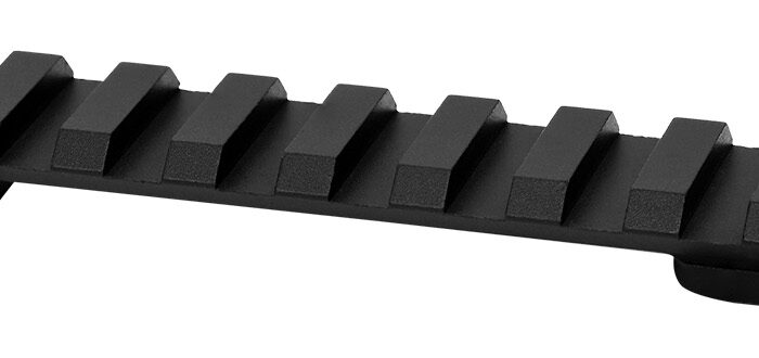 Warne V47120MOA Vapor Picatinny Rail Black Anodized HS Precision/Bergara Premier/Remington 700 Short Action, 20 MOA