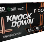 Fiocchi 65CMCHA Knock Down Enviro Shield 6.5Creedmoor 120gr Hollow Point 20 Per Box/10 Case 2 157252