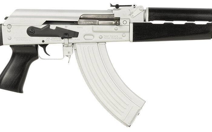Zastava Arms Usa ZR7762CSB ZPAPM70 7.62x39mm 30+1 16.30" Black Chrome Lined Steel Barrel, Silver Receiver, Black Polymer Handguard, Fixed Dark Walnut Synthetic Stock