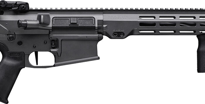Maxim Defense MXM49682 MD10 L 308 Win 20+1 16" Fluted Barrel, Sniper Gray Cerakote Finish, M-LOK Handguard, Black Magpul Furniture, SL-K Stock, MVG Grip, MBUS Sights, Blackout Defense Flat Trigger