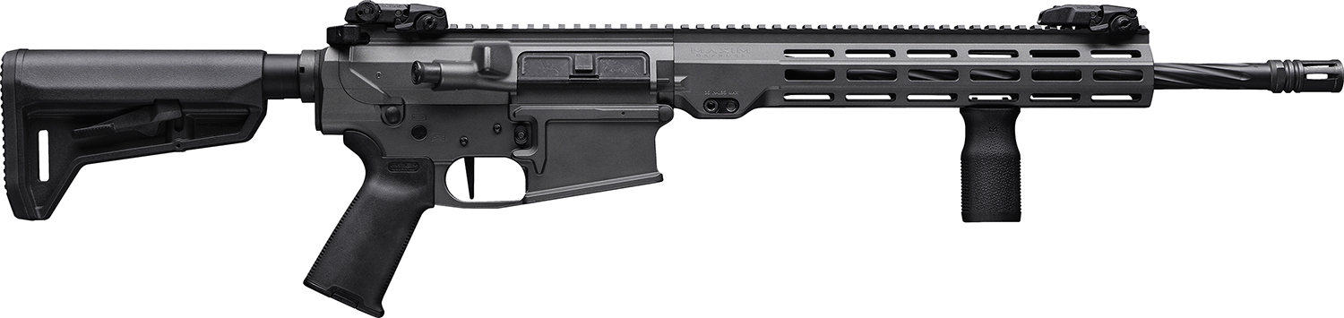 Maxim Defense MXM49682 MD10 L 308 Win 20+1 16" Fluted Barrel, Sniper Gray Cerakote Finish, M-LOK Handguard, Black Magpul Furniture, SL-K Stock, MVG Grip, MBUS Sights, Blackout Defense Flat Trigger 3 Maxim Defense MXM49682 MD10 L 308 Win 20+1 16" Fluted Barrel, Sniper Gray Cerakote Finish, M-LOK Handguard, Black Magpul Furniture, SL-K Stock, MVG Grip, MBUS Sights, Blackout Defense Flat Trigger