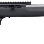 Magnum Research SBA22WMH Magnum Lite Straight Bolt 22 WMR 9+1 19" Black Threaded Barrel, Black Anodized Aluminum Receiver w/Picatinny Rail, Black Hogue OverMolded Polymer Stock 1 160680