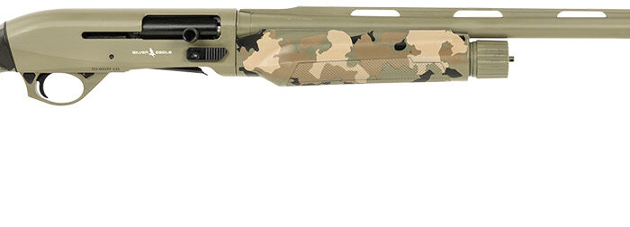 Silver Eagle Arms A21228OS3 Alpha 2  12 Gauge 3" 4+1 28" Green Cerakote Chrome Lined Vent Rib Barrel & Steel Receiver, Old School Camo Synthetic Fixed Stock