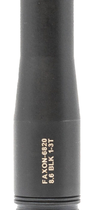 Faxon Firearms 700B863N16NMQ RemAge Modified Light Palma 8.6 Blackout 16" Target Crown Steel QPQ Black Nitride 416R Stainless Steel Barrel