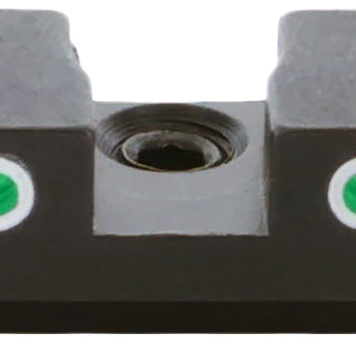 AmeriGlo XD191R Tritium Rear Sight for Springfield XD/Hellcat  Green Tritium White Outline Rear