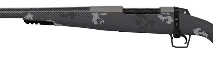 Fierce Firearms ROG7PRC22GPLH Carbon Rogue Full Size 7mm PRC 3+1 22" Carbon Fiber Threaded Barrel, Glacier Cerakote Steel Drilled & Tapped Receiver, Phantom Camo Fixed Carbon Fiber Stock, Left Hand