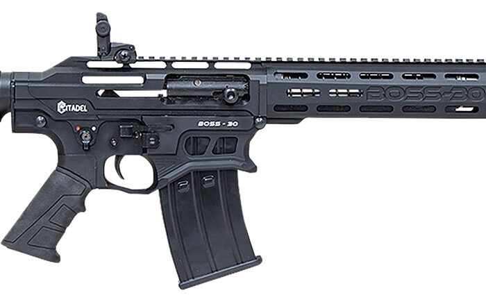 Citadel CBOSS3012 Boss30  12 Gauge Semi-Auto 3" 5+1 18.75" Black Steel Threaded Barrel, Matte Black Cerakote Picatinny Rail Aluminum Receiver, Black Adj Cheek Riser Synthetic Stock