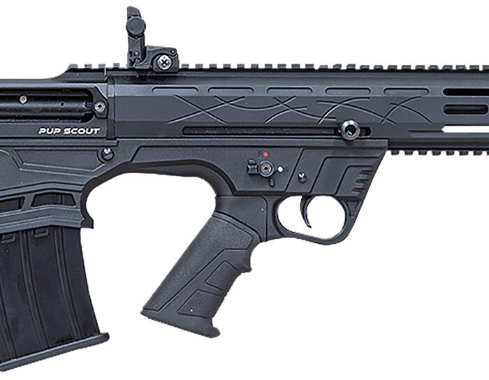 Citadel FRPS1218 Pup Scout  12 Gauge Semi-Auto 3" 5+1 18.50" Black Steel Barrel, Black Picatinny Rail Aluminum Receiver, Picatinny Handguard, Black Adj Cheek Riser Synthetic Stock