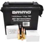 Ammo Inc 762X39123FMJ-B180 Incorporated 7.62x39mm 123gr Full Metal Jacket/180rds 1 163842