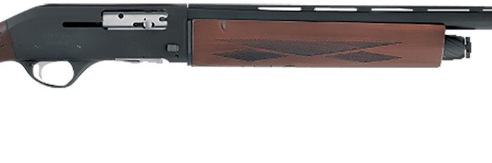 Escort HEAS202805W2 WS  Full Size 20 Gauge Semi-Auto 3" 4+1 28" Black Chrome Vent Rib Barrel, Black Anodized Grooved Aluminum Receiver, Adjustable Turkish Walnut Stock
