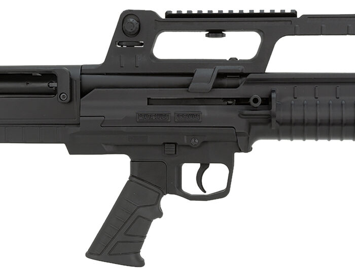 Escort HEBA12180001 BullTac SA 12 Gauge Semi-Auto 3" 5+1 18" Black Stainless Steel Barrel, Black Aluminum/Polymer Receiver w/Picatinny Rail, Black Bullpup Synthetic Stock, Black Grip