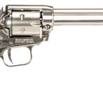 Heritage Mfg RR22NI6 Rough Rider 22 LR 6rd 6.50" Nickel Steel Barrel, Nickel Aluminum Frame, Matte Nickel Cylinder, Black Polystar Grip, Hammer/Thumb Safety, Exposed Hammer 2 165487