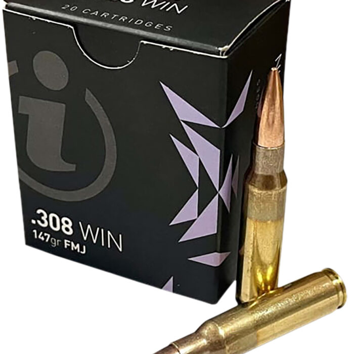 Ammo Inc IGMAN30820 Igman  308Win 147gr Full Metal Jacket 20 Per Box/50 Case