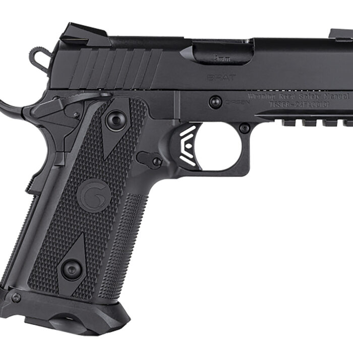 Girsan 395055 Witness2311  45 ACP 11+1 3.40" Black Steel Barrel, Black Serrated Steel Slide, Black Polymer Frame w/Beavertail & Picatinny Rail, Black Checkered Polymer Grip, Ambidextrous