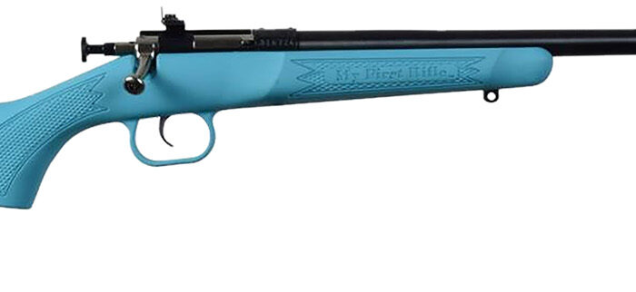 Crickett KSA302 My First Rifle  22 S/L/LR Single Shot 16.10" Blued Barrel & Receiver, Blue Synthetic Fixed Stock