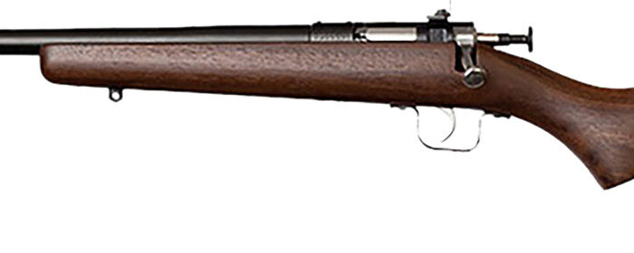 Crickett KSA2238LH My First Rifle Gen2 22 S/L/LR Single Shot 16.10" Stainless Steel Barrel & Receiver, American Walnut Fixed Stock, EZ Loader, Left Hand