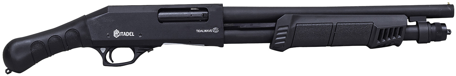 Citadel CBTW1214 Boss Tidalwave 12 Gauge Pump 3" 5+1 14.75" Black Bore Barrel, Black Receiver w/3/8" Dovetail, Fixed Black Synthetic Stock 3 Citadel CBTW1214 Boss Tidalwave 12 Gauge Pump 3" 5+1 14.75" Black Bore Barrel, Black Receiver w/3/8" Dovetail, Fixed Black Synthetic Stock