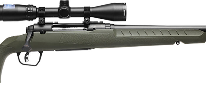 Savage Arms 32151 Axis 2 XP Combo Full Size 243 Win 4+1 22" Black Sporter Barrel, Black Carbon Steel Receiver Drilled & Tapped, OD Green Fixed Synthetic Stock, Weaver 3-9x40mm Scope, Right Hand