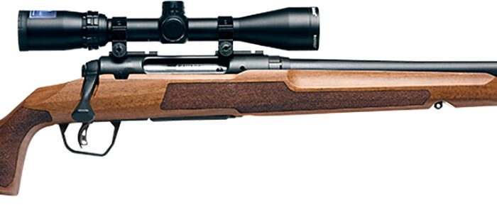 Savage Arms 32262 Axis 2 XP Combo 308 Win 4+1 22" Matte Black Sporter Barrel & Drilled & Tapped Carbon Steel Receiver, Ergonomic Hardwood Stock, Right Hand, Boresighted 3-9x40mm Scope