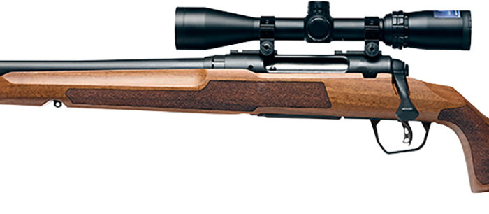 Savage Arms 32277 Axis 2 XP Combo 270 Win 4+1 22" Matte Black Sporter Barrel & Drilled & Tapped Carbon Steel Receiver, Ergonomic Hardwood Stock, Left Hand, Weaver 3-9x40mm Scope