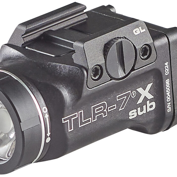 Streamlight 69405 TLR-7 X Sub USB  Black Anodized 500 Lumens  White LED Glock 43X MOS/48 MOS/43X/48