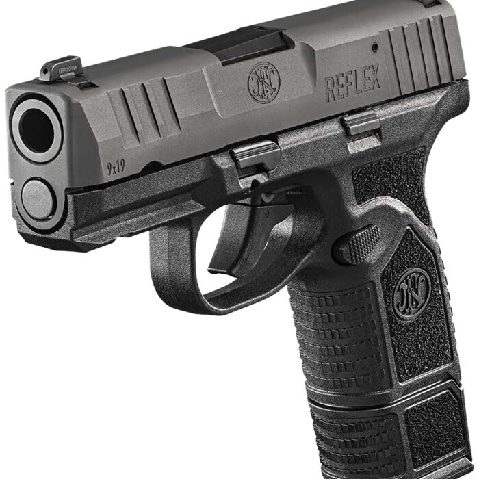 FN 66101420 Reflex  9mm Luger 10+1 3.30" Micro-Compact Frame Black PVD Serrated Steel Slide w/Picatinny Rail Stippled Grip Ambidextrous