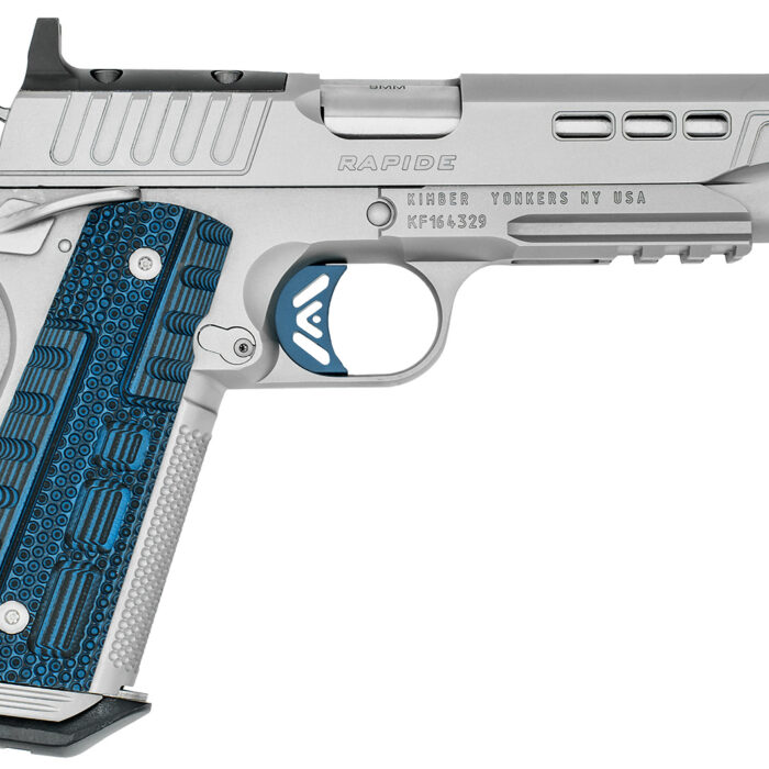 Kimber Mfg.,inc 3000454  Rapide ICE OR 45 ACP 8+1 5" Stepped Cocking Serrations Stainless Steel Slide G-10 Grip
