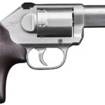 Kimber Mfg, Inc 3400011 K6S Stainless 3 357 Mag 6 Shot 3" Brushed Stainless Steel Barrel &s Cylinder, Brushed Stainless Steel Frame, Large Smooth Walnut Grip, Concealed Hammer 2 170590