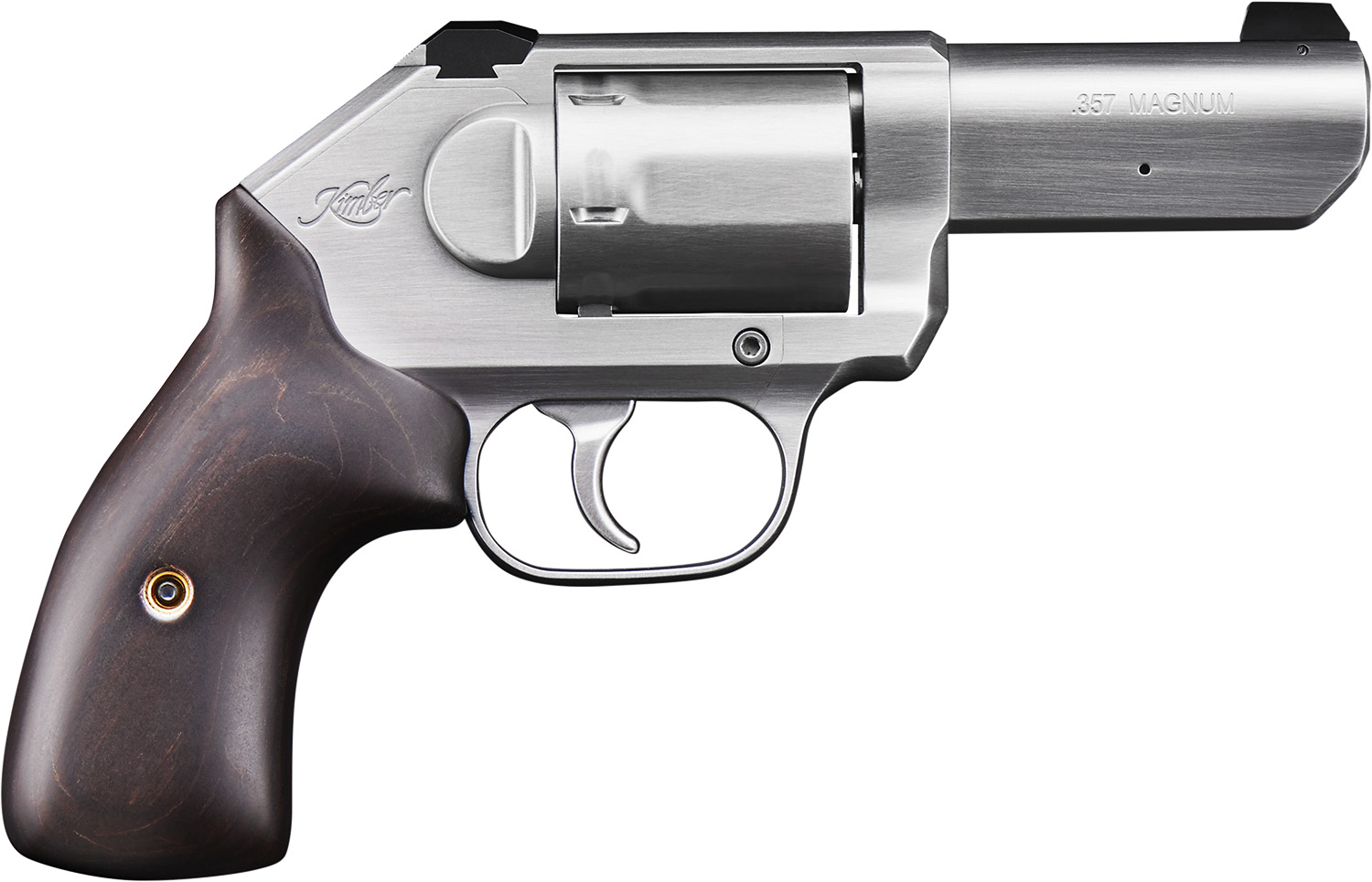 Kimber Mfg, Inc 3400011 K6S Stainless 3 357 Mag 6 Shot 3" Brushed Stainless Steel Barrel &s Cylinder, Brushed Stainless Steel Frame, Large Smooth Walnut Grip, Concealed Hammer 3 Kimber Mfg, Inc 3400011 K6S Stainless 3 357 Mag 6 Shot 3" Brushed Stainless Steel Barrel &s Cylinder, Brushed Stainless Steel Frame, Large Smooth Walnut Grip, Concealed Hammer