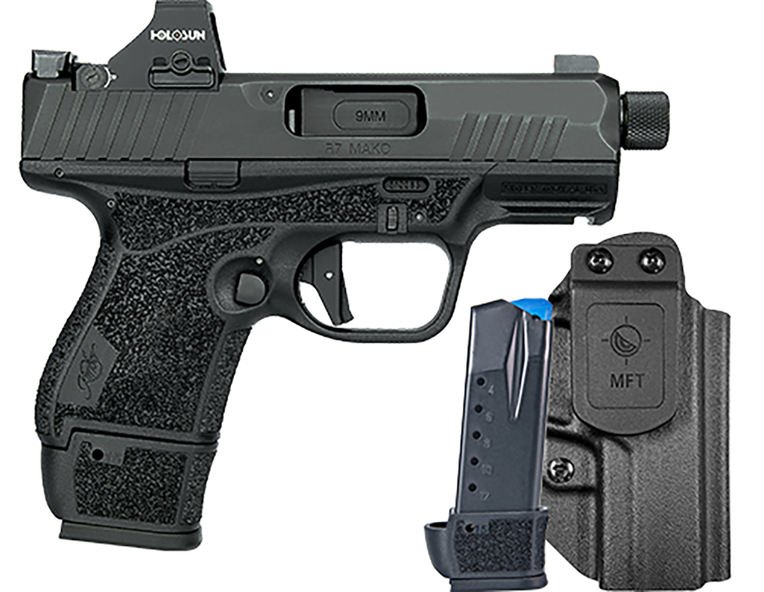 Kimber Mfg.,inc 3800032 R7 Mako TFS OI 9mm 15+1 3.92" FNC Stainless Steel Slide Molded Stippling Holosun HS 407K 3 Kimber Mfg.,inc 3800032 R7 Mako TFS OI 9mm 15+1 3.92" FNC Stainless Steel Slide Molded Stippling Holosun HS 407K