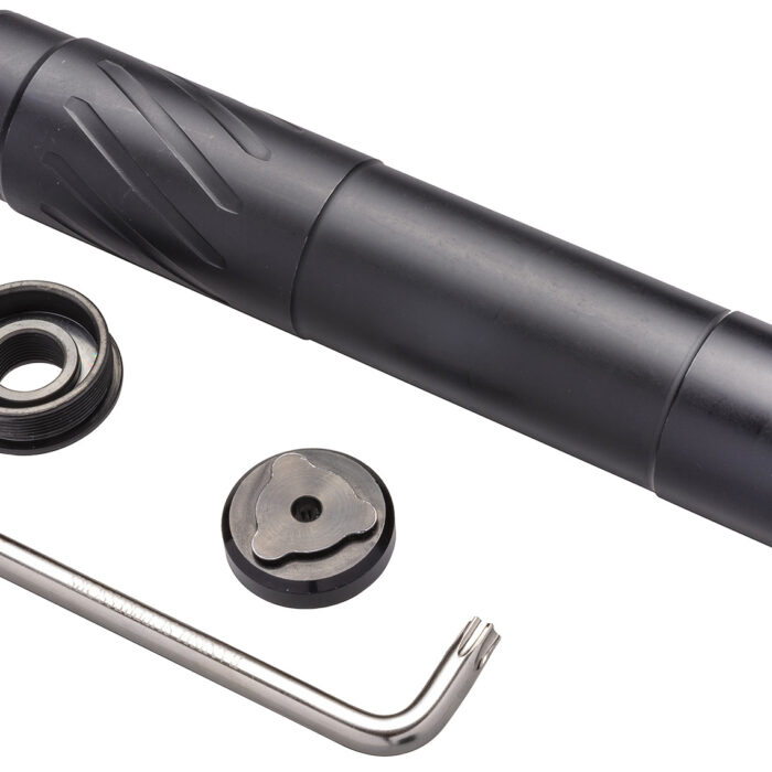 Banish(Silencer Central) 100000111324 Banish 46-V2 .460 cal 1.59" Black Titanium/Stainless Steel 5/8"x24