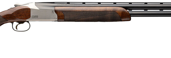 Browning 0183223003 Citori 825 Sporting 12 Gauge Break Open 3" 2rd 30" Polished Blued Over/Under Vent Rib Barrel, Silver Nitride Stainless Steel Receiver, Fixed Black Walnut Stock