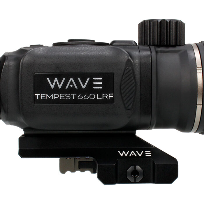 Wave WTS300 Tempest 660D LRF Thermal Black 3.4x60mm Illuminated Multi Reticle, Digital Zoom 13.6x Rapid/Smooth, 640x512, 12 Microns, 50 Hz Resolution