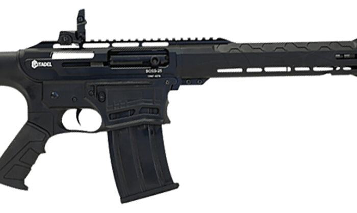 Citadel CBOSS2512CA Boss 25 *CA Compliant 12 Gauge Semi-Auto 3" 5+1 20" Matte Black Steel Barrel, Matte Black Picatinny Rail Receiver, Picatinny Rail Forend, Black Synthetic Stock, Black Polymer Grip